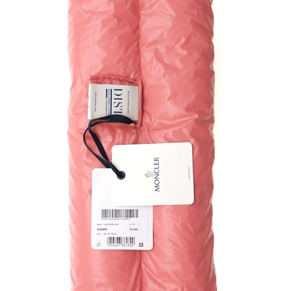 Moncler Scarf Puffer Down Two Tone Nylon New - Picture 3 of 4